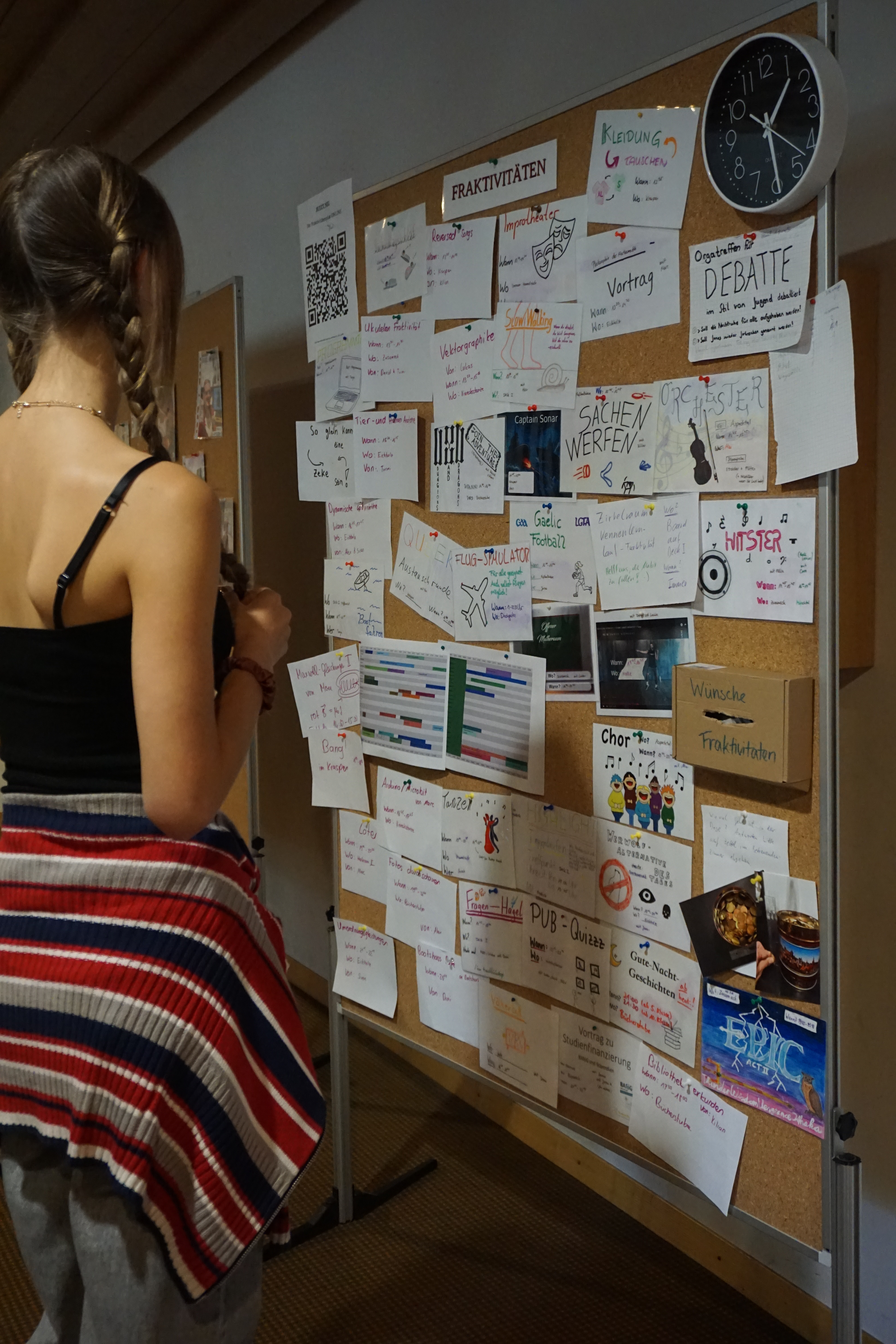 Bild des Fraktivitäten-Boards